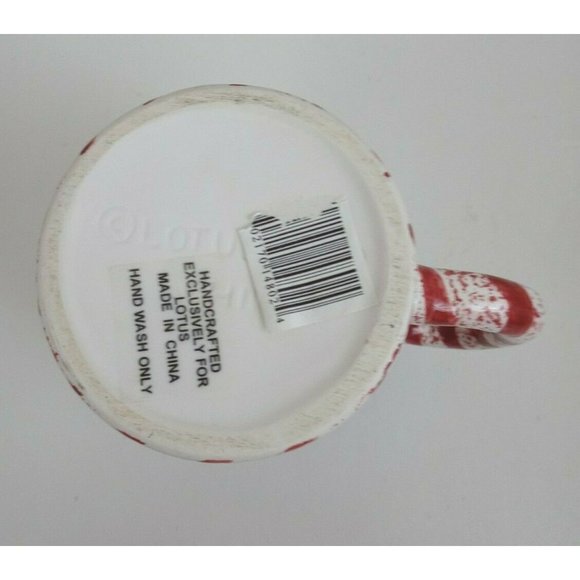 Vintage 2000 Lotus 3D Farm Animals Coffee Cup Mup Chicken Sheep - Picture 6 of 7